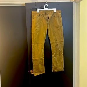 Levi’s 513 khaki jeans